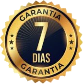 Garantia de 7 dias, 100% reembolso