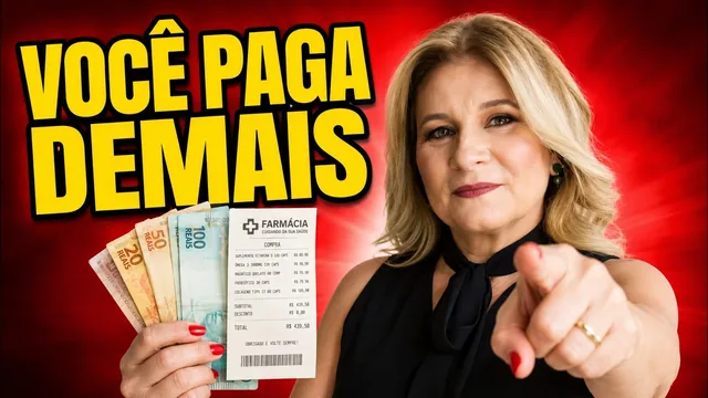 Capa da aula sobre parar de gastar com remédio de farmácia
